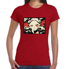 Playera Rebecca Frame Cyberpunk Algodón Premium #0003211