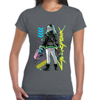 Playera Rebecca Doble Arma Cyberpunk Algodón Premium #0003212