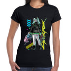 Playera Rebecca Doble Arma Cyberpunk Algodón Premium #0003212