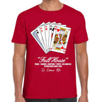 Playera Poker Playing Cards Hugo V2 Full House Algodón Premium #0003213