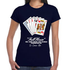 Playera Poker Playing Cards Hugo V2 Full House Algodón Premium #0003213