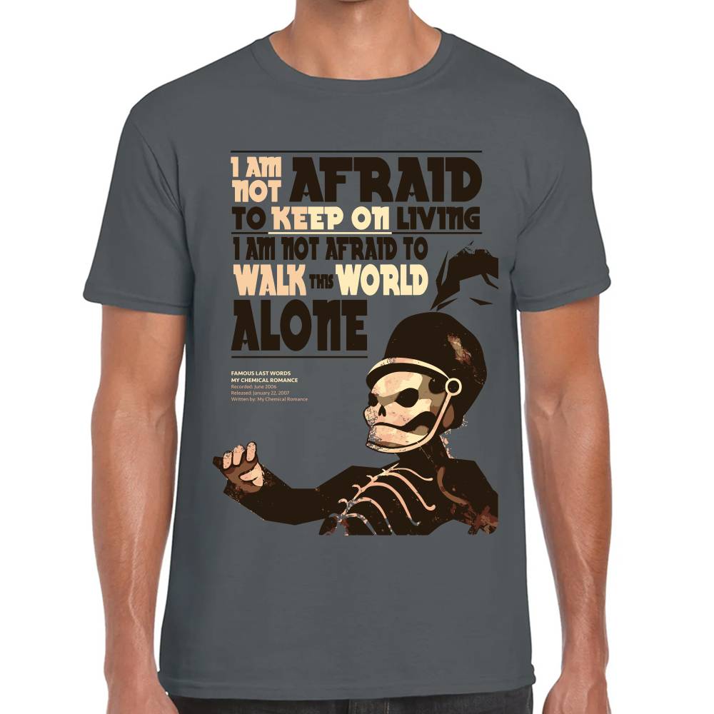 Playera My Chemical Romance The Black Parade Famous Last Words #0003222
