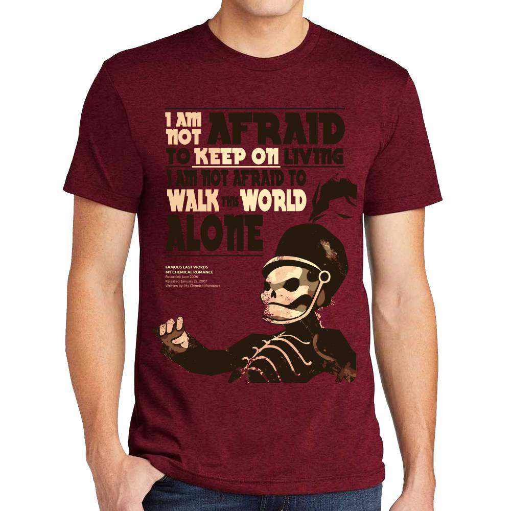 Playera My Chemical Romance The Black Parade Famous Last Words #0003222