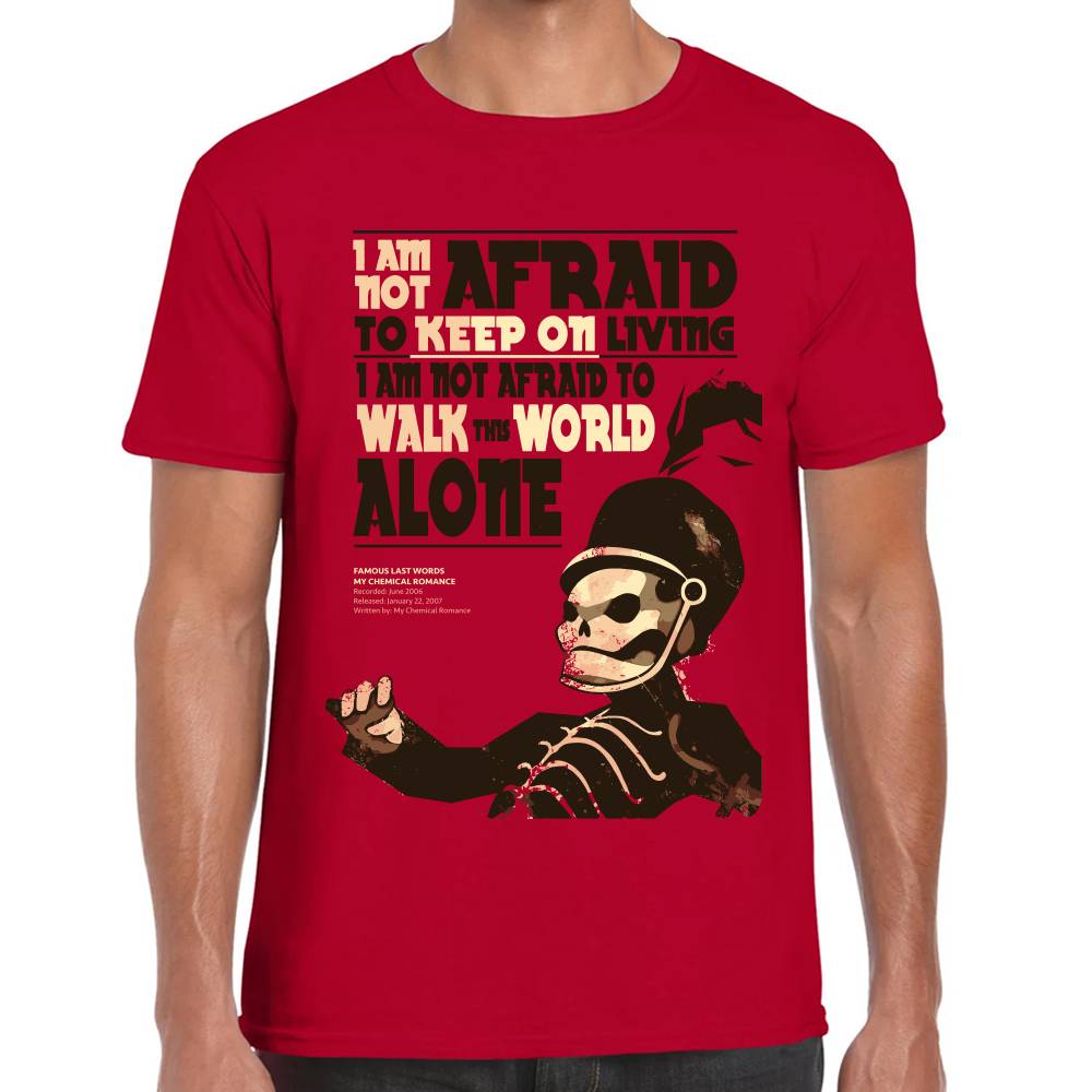 Playera My Chemical Romance The Black Parade Famous Last Words #0003222