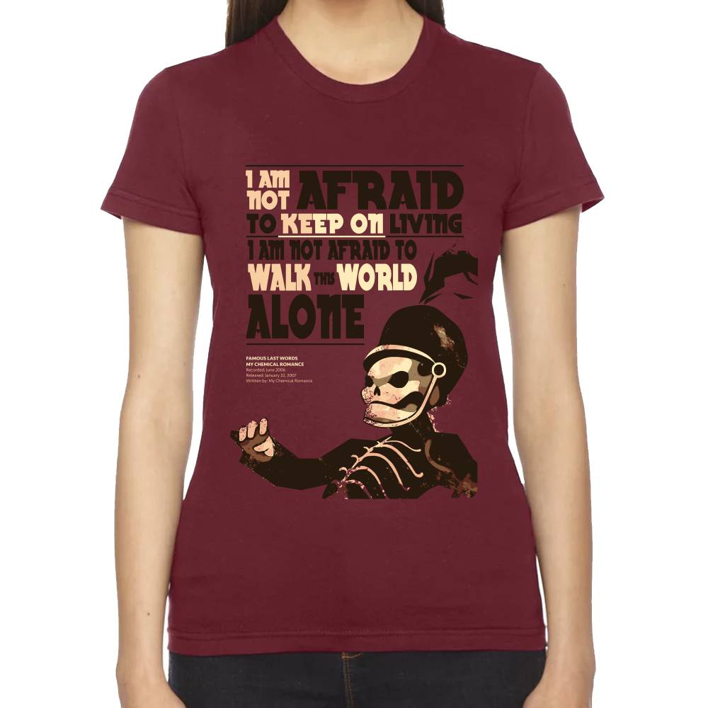 Playera My Chemical Romance The Black Parade Famous Last Words #0003222