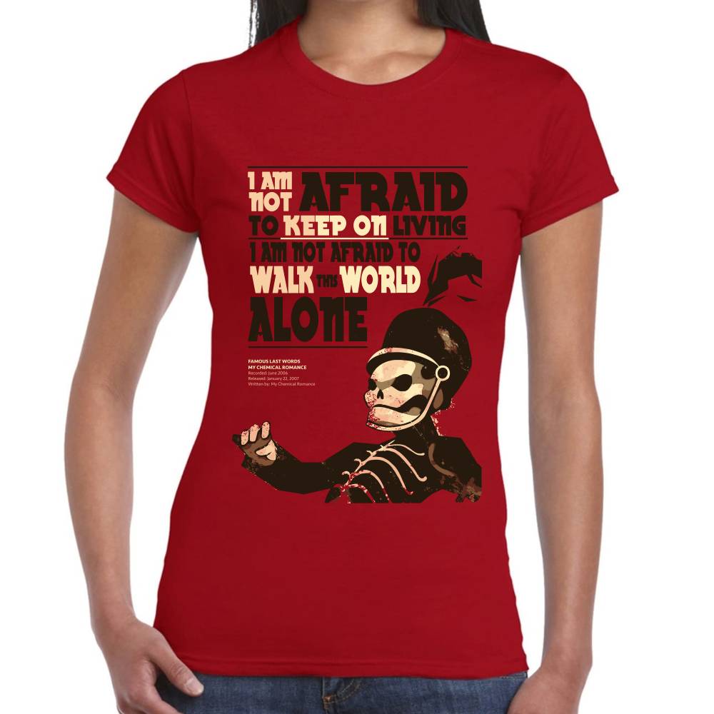 Playera My Chemical Romance The Black Parade Famous Last Words #0003222 Imagen secundaria del producto