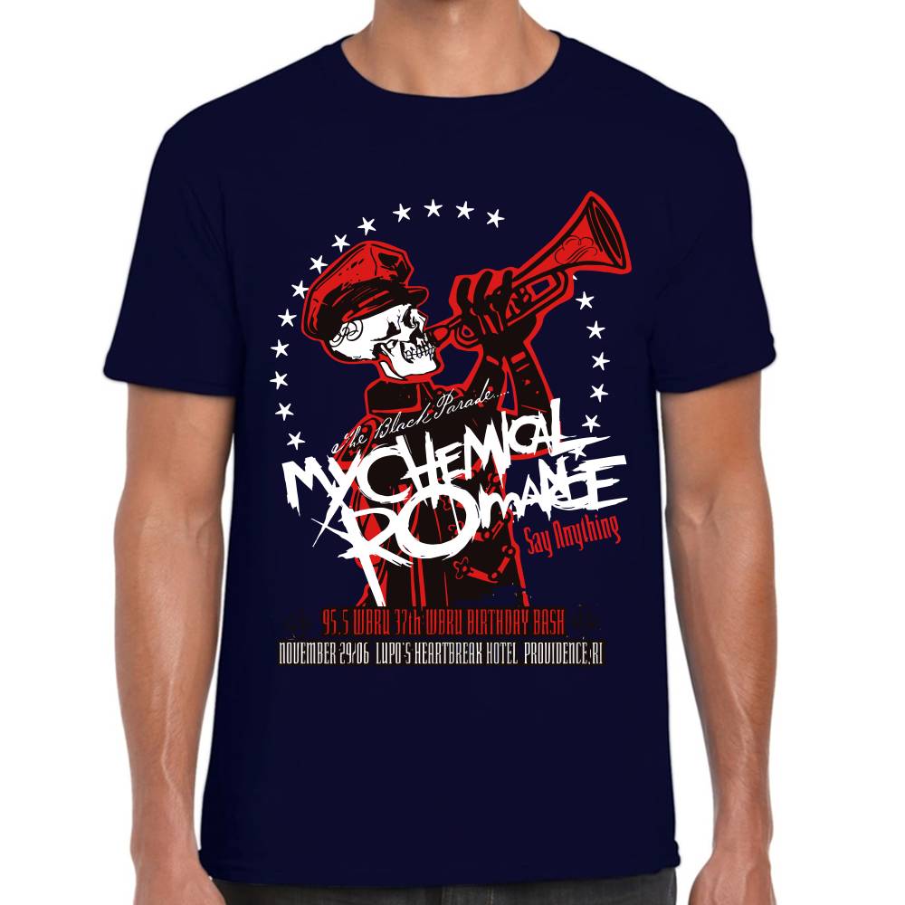 Playera My Chemical Romance The Black Parade Say Anything Algodón Premium #0003223