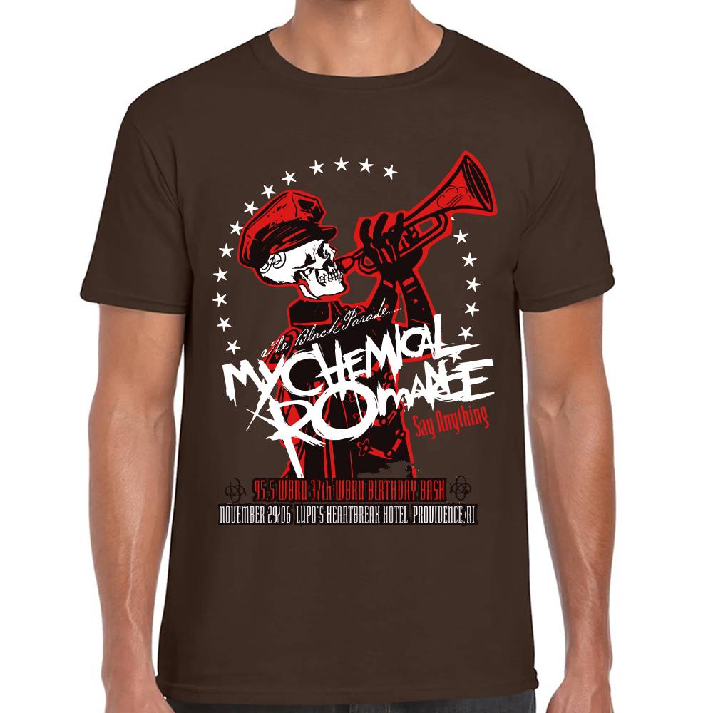 Playera My Chemical Romance The Black Parade Say Anything Algodón Premium #0003223