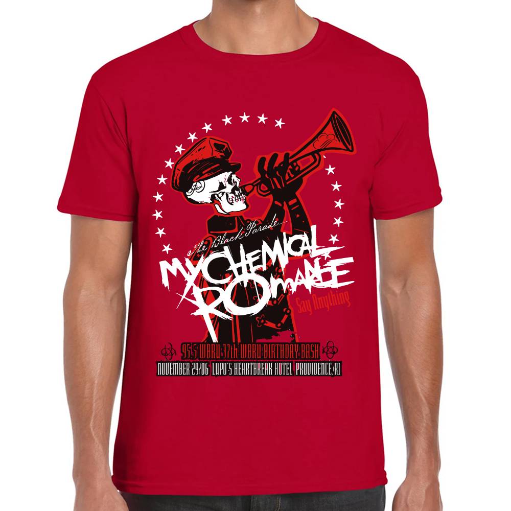 Playera My Chemical Romance The Black Parade Say Anything Algodón Premium #0003223