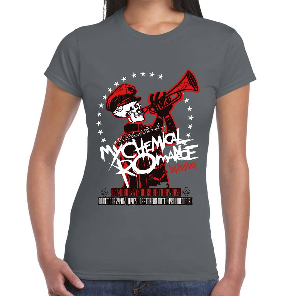 Playera My Chemical Romance The Black Parade Say Anything Algodón Premium #0003223