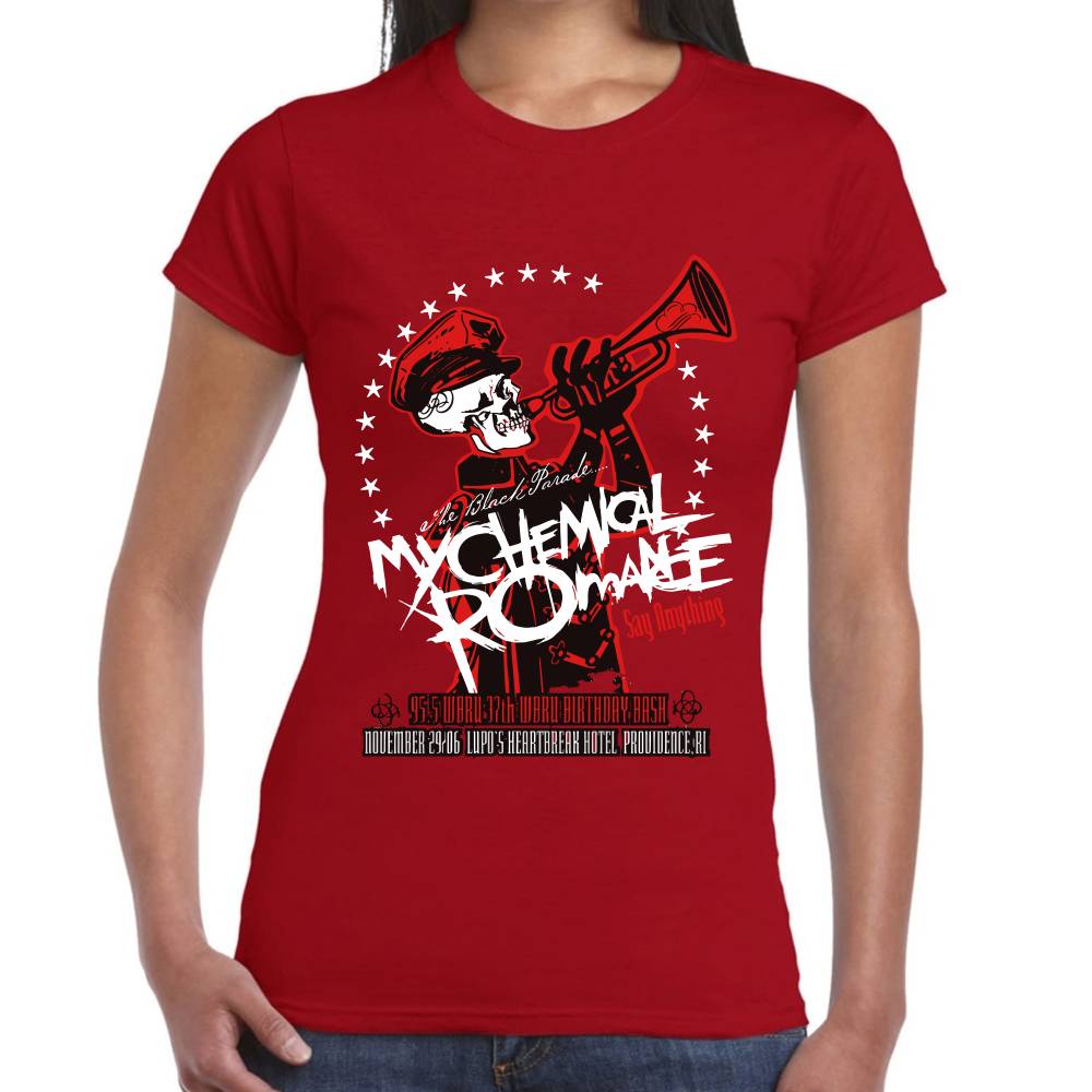 Playera My Chemical Romance The Black Parade Say Anything Algodón Premium #0003223