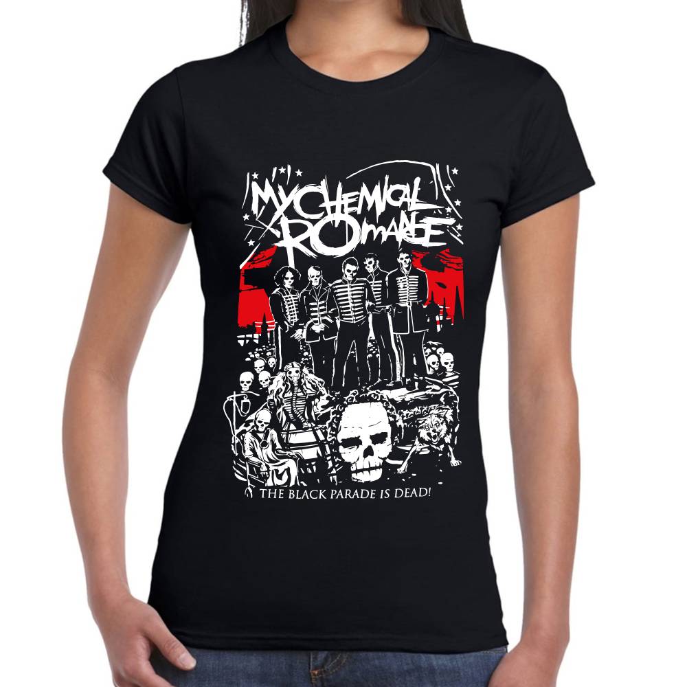 Playera My Chemical Romance The Black Parade Is Dead Algodón Premium #0003224 Imagen secundaria del producto