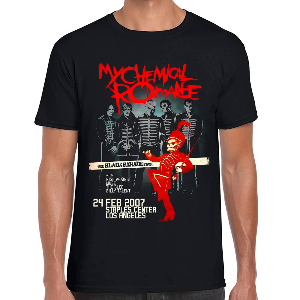 Playera My Chemical Romance The Black Parade Tour Algodón Premium #0003225 Imagen principal del producto