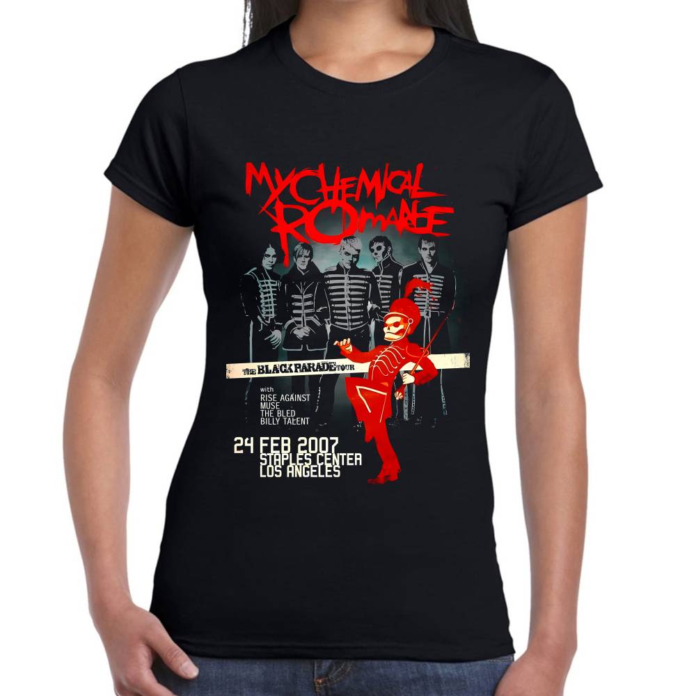 Playera My Chemical Romance The Black Parade Tour Algodón Premium #0003225 Imagen secundaria del producto