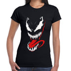 Playera Venom Face Marvel Algodón Premium #0003227