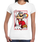 Playera Mario Bros de Fuego Nintendo Algodón Premium #0003228