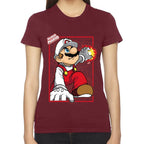 Playera Mario Bros de Fuego Nintendo Algodón Premium #0003228