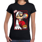 Playera Mario Bros de Fuego Nintendo Algodón Premium #0003228