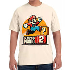 Playera Super Mario Bros Saltando Nintendo Algodón Premium #0003229