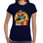 Playera Super Mario Bros Saltando Nintendo Algodón Premium #0003229