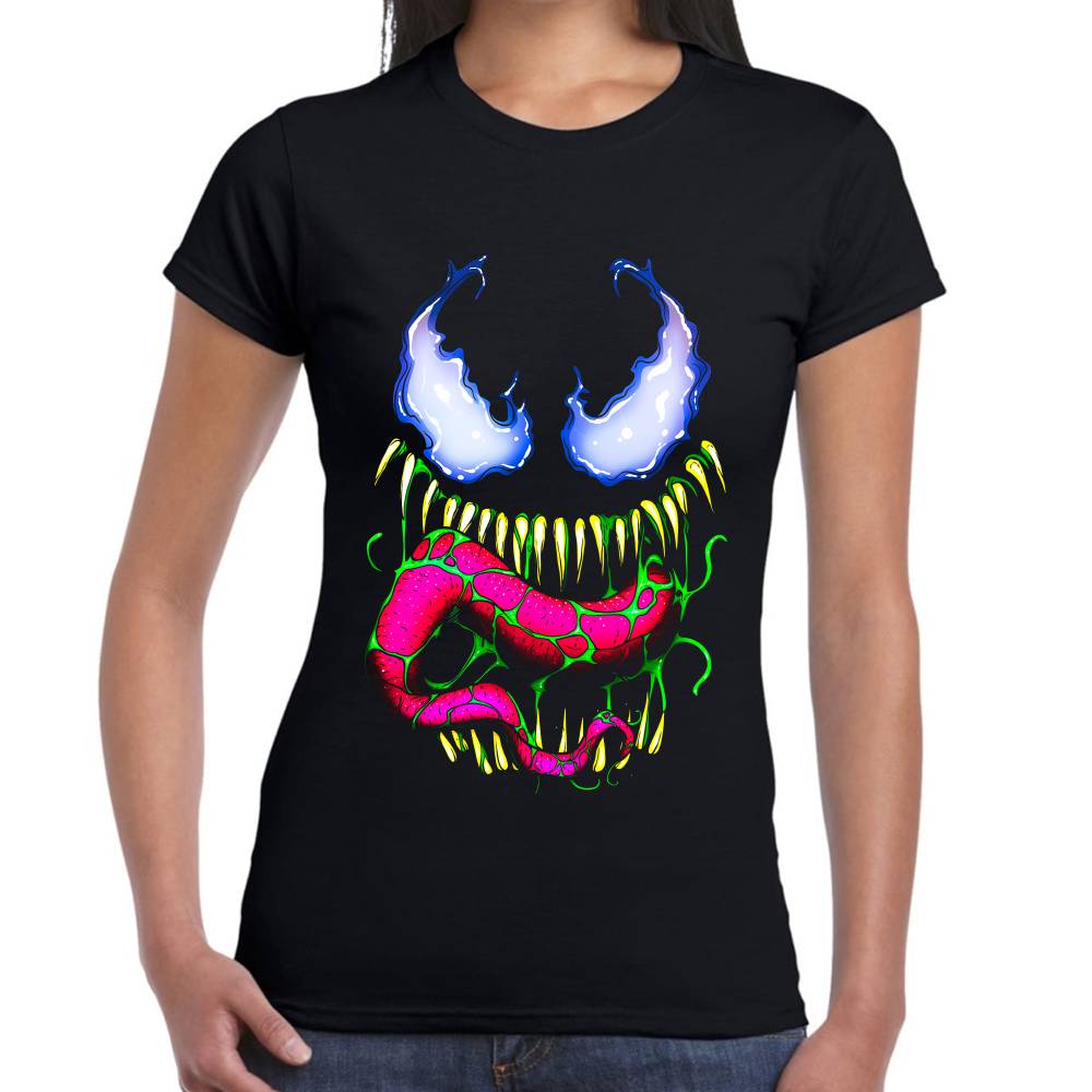 Playera Venom Green Lunch Marvel Algodón Premium #0003230