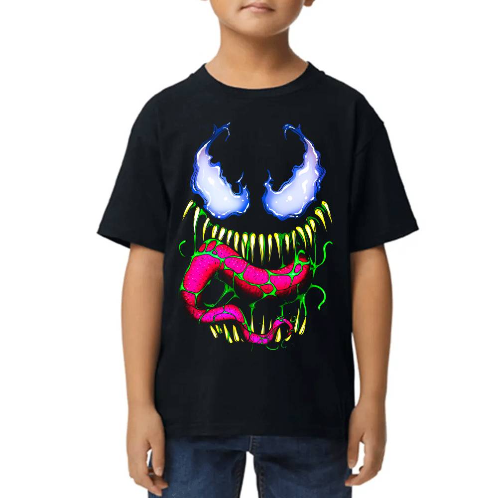 Playera de Niño Venom Green Lunch Marvel Algodón Premium #0003230
