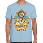 Playera Homero, Moe & Barney Los Simpson Algodón Premium #0003232