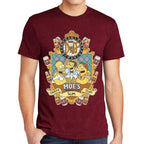 Playera Homero, Moe & Barney Los Simpson Algodón Premium #0003232