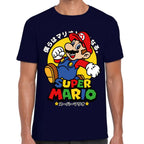 Playera Mario Bros Japonés Super Mario Nintendo Algodón Premium #0003233