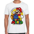 Playera Mario Bros Japonés Super Mario Nintendo Algodón Premium #0003233