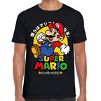 Playera Mario Bros Japonés Super Mario Nintendo Algodón Premium #0003233