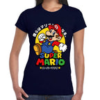Playera Mario Bros Japonés Super Mario Nintendo Algodón Premium #0003233