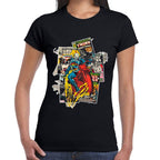 Playera Ghost Rider Comic Background Marvel Algodón Premium #0003234