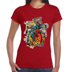 Playera Ghost Rider Comic Background Marvel Algodón Premium #0003234