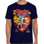 Playera Chucky y Tiffany on a Date Good Guys Algodón Premium #0003238