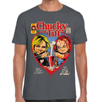 Playera Chucky y Tiffany on a Date Good Guys Algodón Premium #0003238