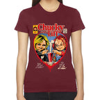 Playera Chucky y Tiffany on a Date Good Guys Algodón Premium #0003238