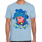 Playera Kirby Cielo Hexagonal Nintendo Algodón Premium #0003239