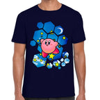 Playera Kirby Cielo Hexagonal Nintendo Algodón Premium #0003239