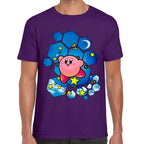 Playera Kirby Cielo Hexagonal Nintendo Algodón Premium #0003239