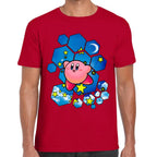 Playera Kirby Cielo Hexagonal Nintendo Algodón Premium #0003239