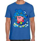 Playera Kirby Cielo Hexagonal Nintendo Algodón Premium #0003239