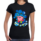 Playera Kirby Cielo Hexagonal Nintendo Algodón Premium #0003239