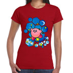 Playera Kirby Cielo Hexagonal Nintendo Algodón Premium #0003239