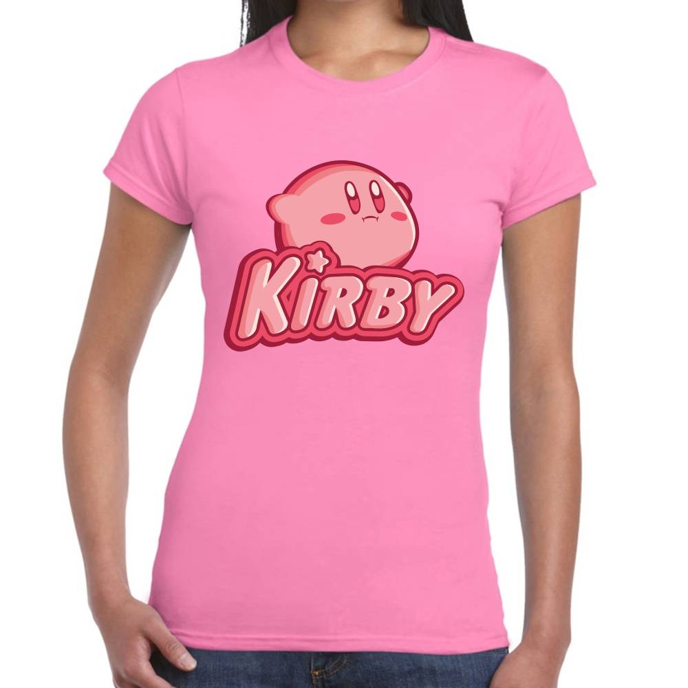 Playera Kirby Sencilla Nintendo Algodón Premium #0003240