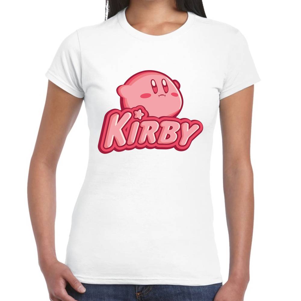 Playera Kirby Sencilla Nintendo Algodón Premium #0003240