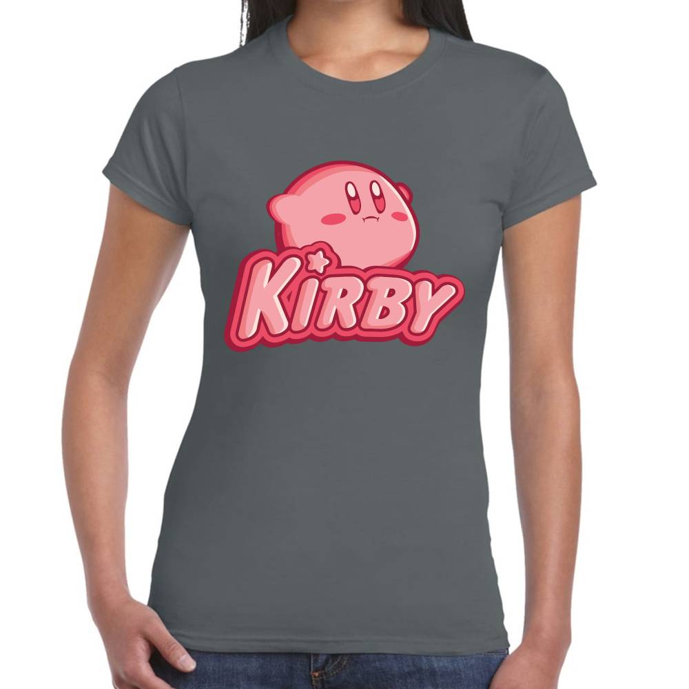 Playera Kirby Sencilla Nintendo Algodón Premium #0003240