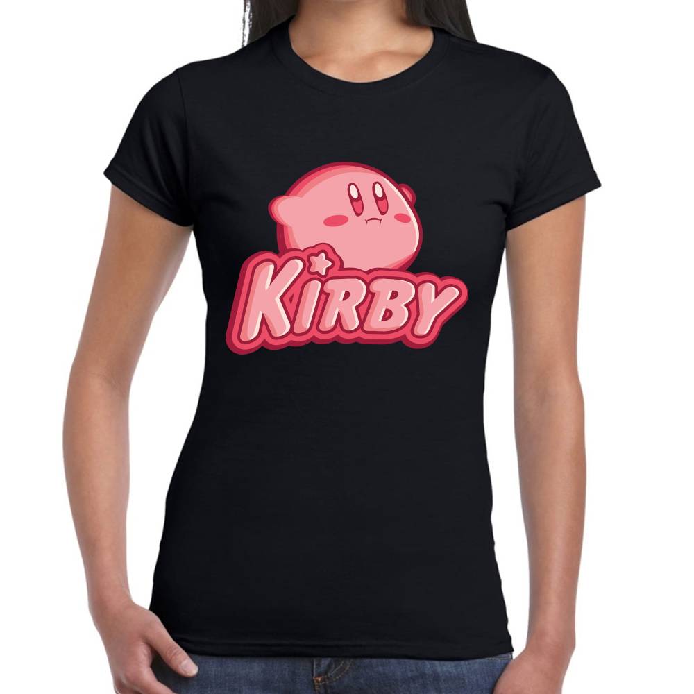 Playera Kirby Sencilla Nintendo Algodón Premium #0003240