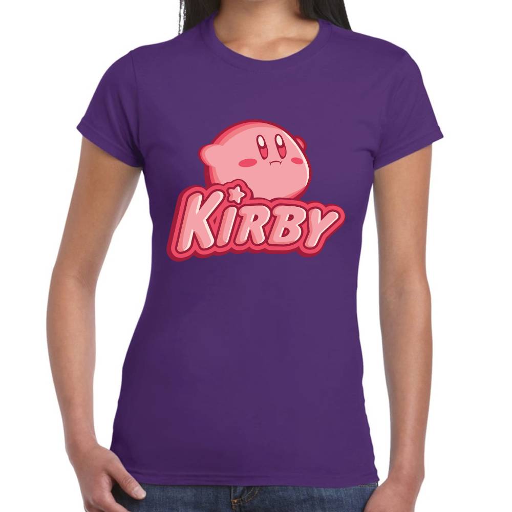 Playera Kirby Sencilla Nintendo Algodón Premium #0003240