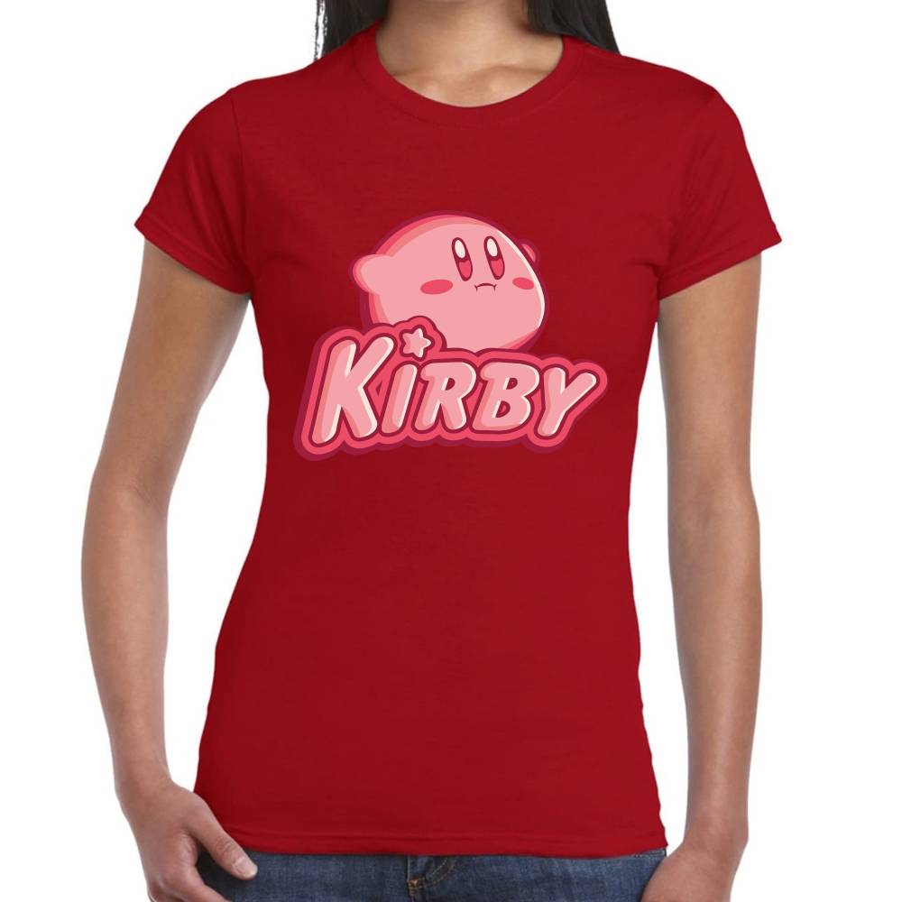 Playera Kirby Sencilla Nintendo Algodón Premium #0003240